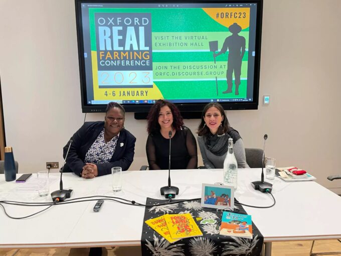 (L-R Kelly Carlisle, Esperanza Pallana, Rubi Orozco Santos)